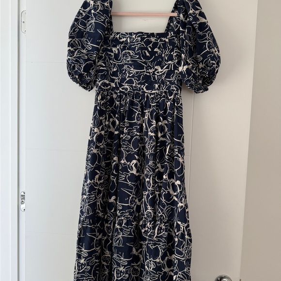 Abercrombie & Fitch Navy and White Dress - Picture 2 of 4